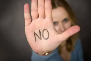 Um "Não!" é não no meio Swinger e Liberal. Um "Não!" é não no meio Swinger.