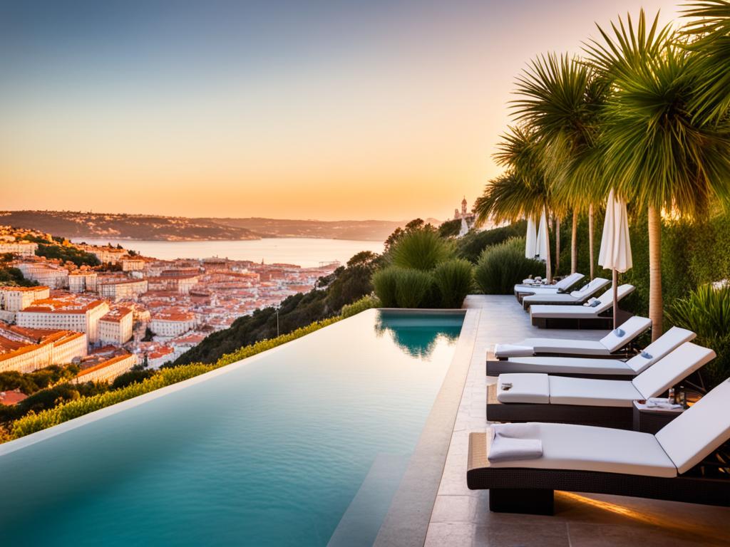 Spa com vista panorâmica de Lisboa Spa com vista panorâmica de Lisboa