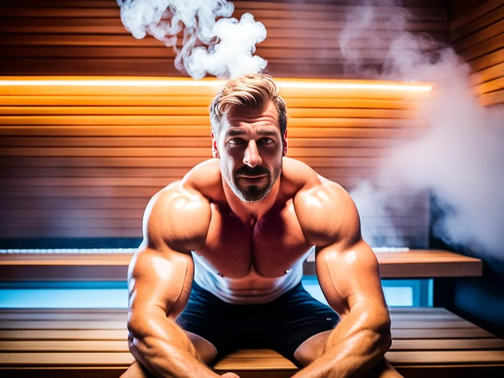 recuperação pós-treino na sauna