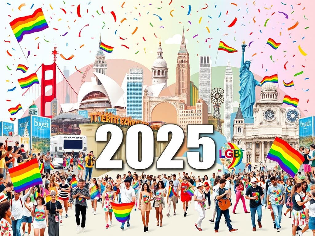 Calendário de eventos LGBT 2025 em as maiores Paradas e Festivais Gay e LGBT do Mundo Calendário de eventos LGBT 2025 em as maiores Paradas e Festivais Gay e LGBT do Mundo